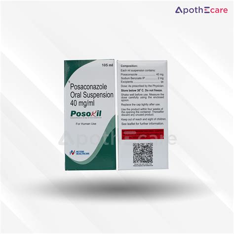 Buy Posoxil 40mg Oral Suspension Online: Uses, Price, Dosage, Side Effects