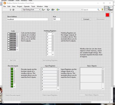 Image result for Modbus LabVIEW Example
