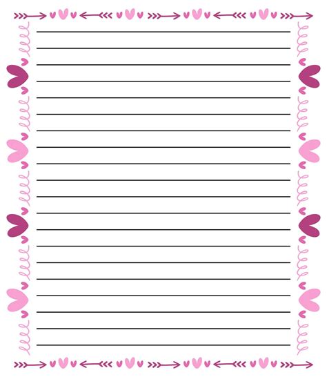 11 best printable lined paper with borders – Artofit