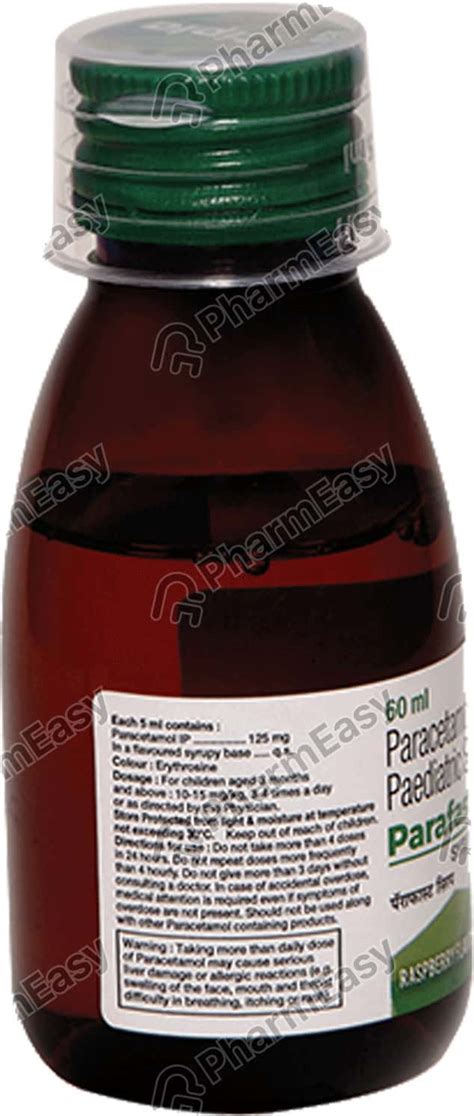 Buy Parafast 125 MG/5ML Syrup (60) Online at Flat 15% OFF | PharmEasy