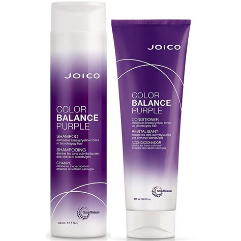 Joico Color Balance Purple shampoo and conditioner 300ml แชมพูและครีม ...