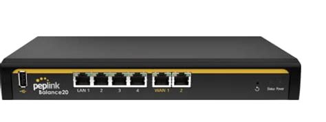 Buy Peplink Balance 20 Dual-WAN Router, black BPL-021 Online at Lowest ...