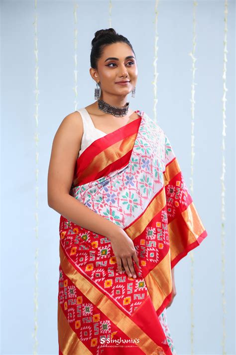 Pure Ikkat Silk Sarees Online | Ikat Designs | Singhania's