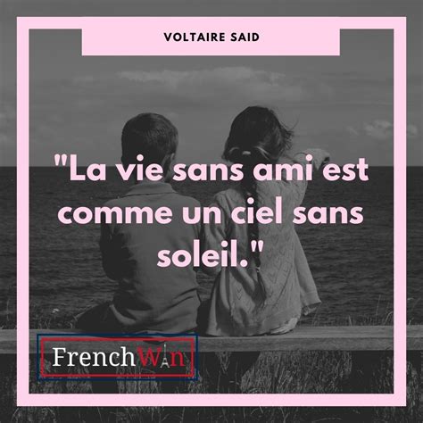 My 37 French Quotes on Friendship