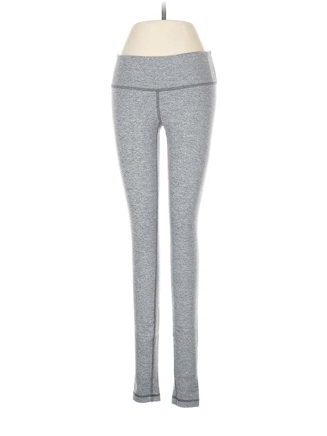 Lululemon Athletica Women Gray Yoga Pants 6 - Gem