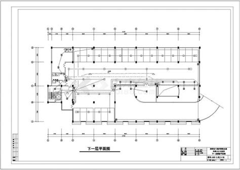 三亚市某大型商厦地下4层车库水电房消防电气设计CAD图纸_人防车库_土木在线
