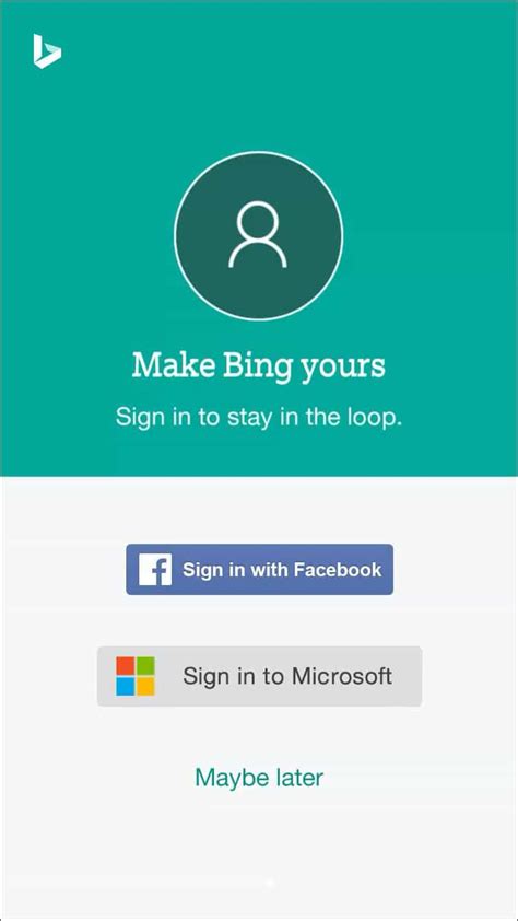 Bing App iOS 的图像结果