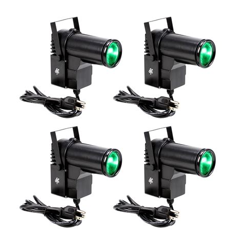 TSSS XL99-H4 10-Watt RGBW LED Spotlight with Mount Pinspot DJ Effect ...