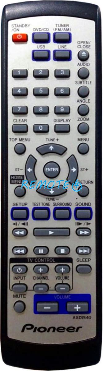 Universal remote control for PIONEER XV-CX303 XV-CX500 XV-CX505 XV ...