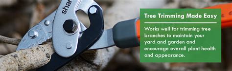 Sharpex Razor Sharp Carbon Steel Blade Anvil Lopper with Sturdy Handle ...