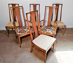 Image result for Contemporary Walnut Dining Chairs