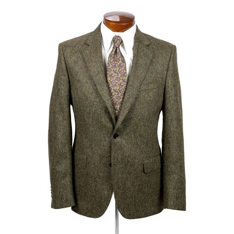 Moss Green Donegal Tweed Sport Coat – The Andover Shop