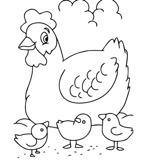 Farm Animals Coloring Pages - 100 Free Coloring Pages for Kids