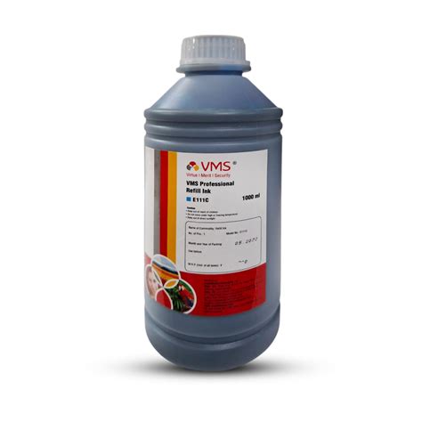 VMS Professional Cyan 1Ltr Refill Ink | High-Quality Printing | Order ...