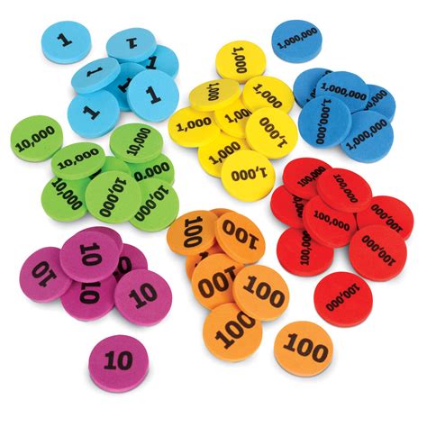 Place Value Disks Printable