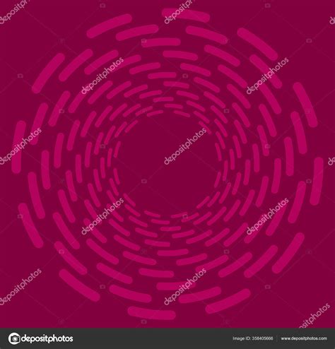 Colorful Multicolor Monochrome Cyclic Cycle Concentric Ring Revolved Spiral Vortex Stock Vector ...