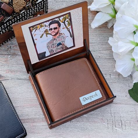 Bangkok Leather Wallet With Themed Wooden Box – Sajawat Official