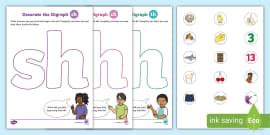 Initial Sound Word Wheels sh, ch and th