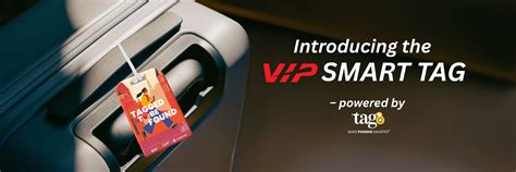 VIP Bags Smart QR Tag | Track & Secure Your Luggage with tag8