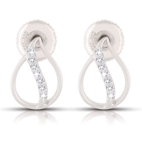 11 Diamonds Yellow Silver Diamond Earrings for Women (LLES-69) : Amazon ...