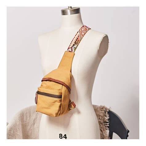 Western Canvas Mens Womens Small Sling Bag Canvas Sling Backpack Sling