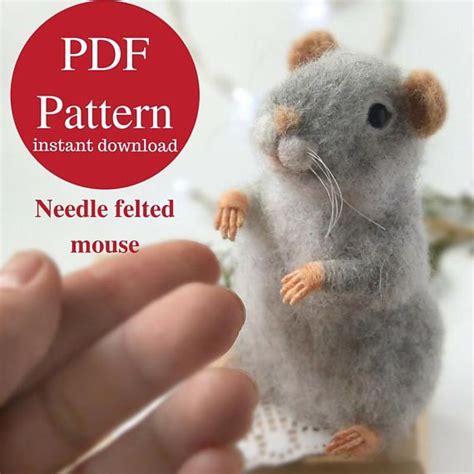 Image result for Needle Felt Mouse Tutorial