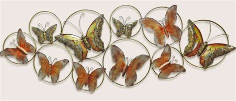 METALLIC PANEL MULTICOLORED BUTTERFLY WALL ART – SUREKH DECOR