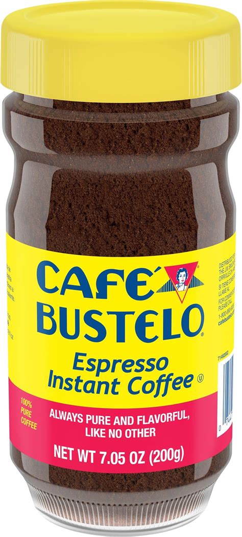 Amazon.com : Café Bustelo Espresso Style Dark Roast Instant Coffee, 7. ...
