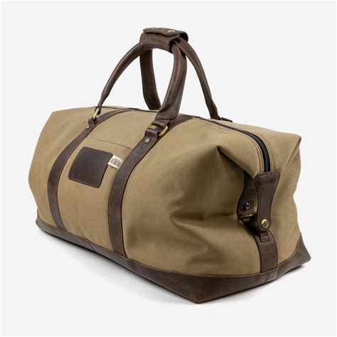 Canvas and leather weekend bag - Teales Sporting Goods