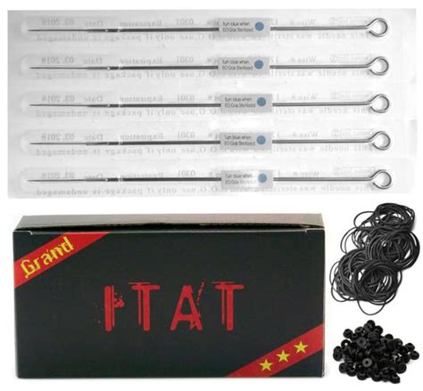 ITAT Ultra Premium Professional Long Bar Needles #12 Curved Magnum 50 ...