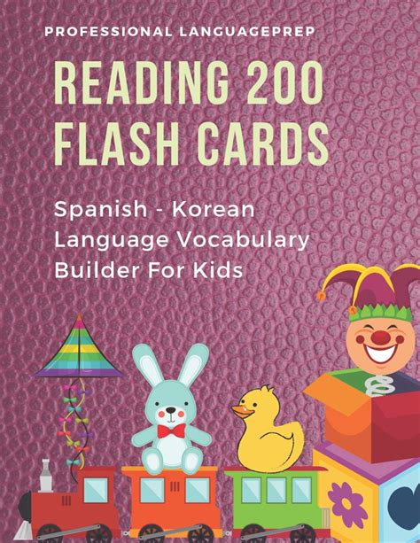 Buy Reading 200 Flash Cards Spanish - Korean Language Vocabulary ...