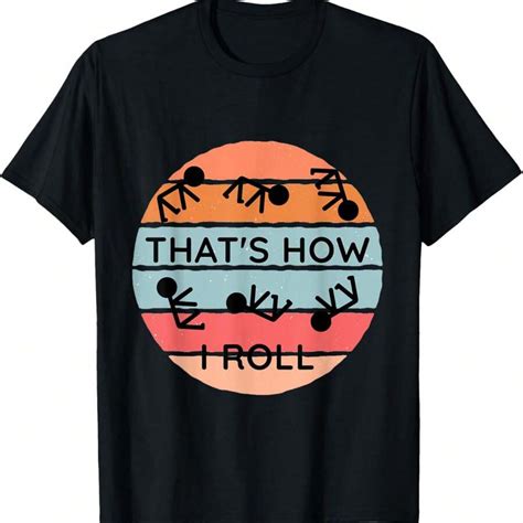 Cute Rolling Stick Figures Animation Drawing Painting Stick T-Shirt ...