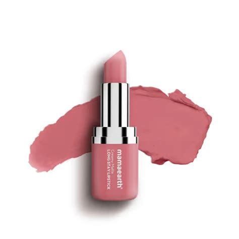 Mama Earth Creamy Matte Long Stay Lipstick Hibiscus Nude