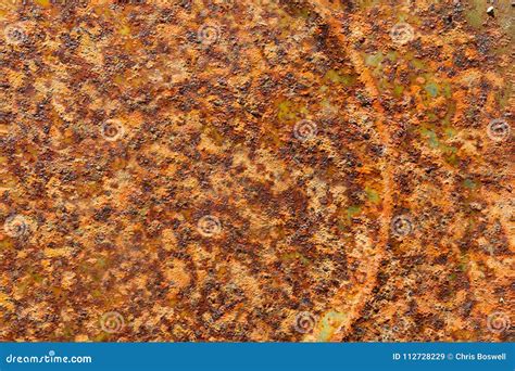 Macro Close-up View Rusted Old Tin Can Metal Oxidation Stock Image ...