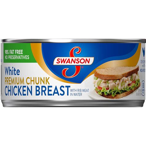 Amazon.com: Swanson White Premium Chunk Chicken Breast with Rib Meat in ...