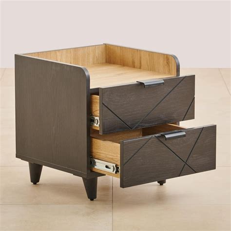 Buy Kiro Bed Side Table with Drawer - Brown from Home Centre at just ...