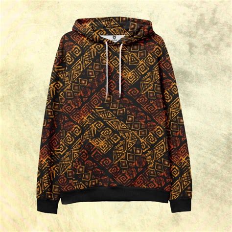 ETHNIC PRINTED HOODIE – Juxar