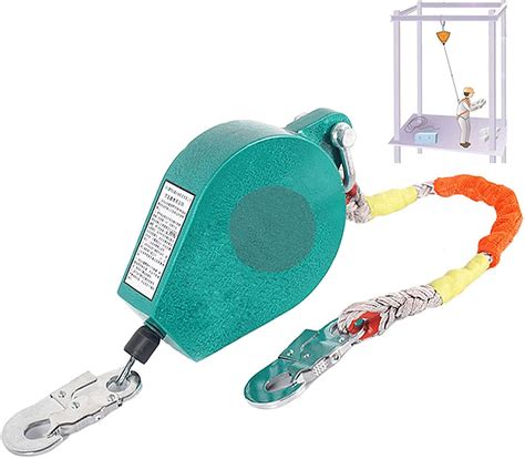 Buy Self Retracting Lifeline Cable Safety Harness Fall Protection ...