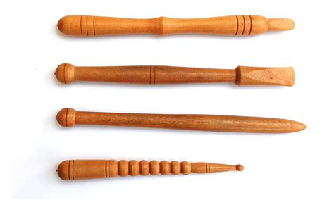 Iwud Acupressure Stick In Wooden Sheesham Zimmi Brown Reflexology ...