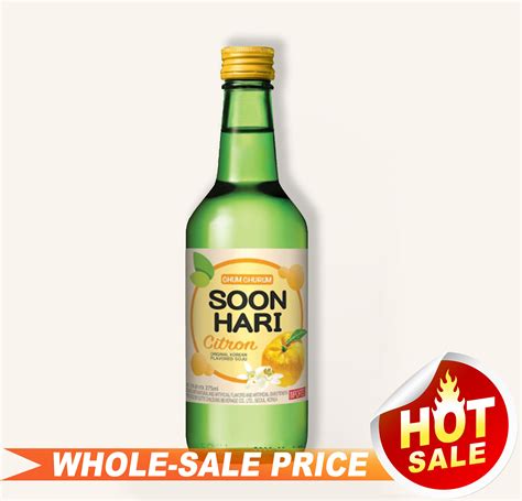 Soon Hari Citron Soju 375ml $4 Free Delivery - Uncle Fossil Wine&Spirits