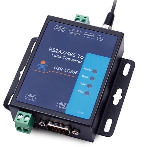 Buy PUSR Serial RS232 RS485 to LoRa Converter Server Device (Point to ...