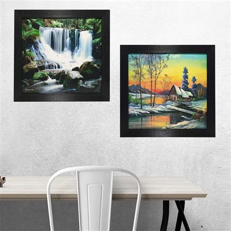 Gallery99 River Scenery & Multiple Waterfalls Textured Paper (Scratch ...