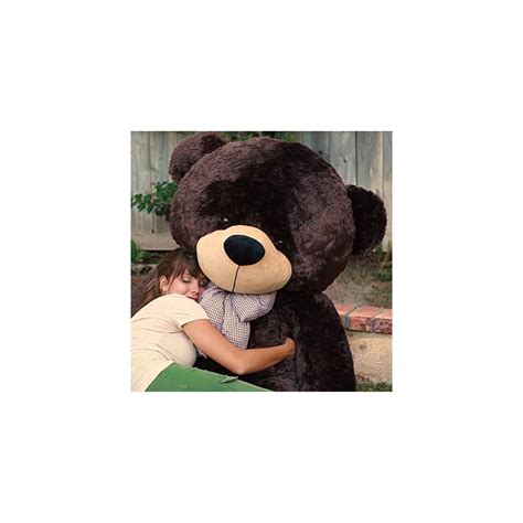 Buy 6 Foot Life-Size Teddy Bear Rich Chocolate Brown Cuddly Stuffed Toy ...