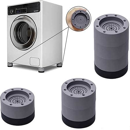 4 Pack Shock and Noise Cancelling Washing Machine Support, Anti ...