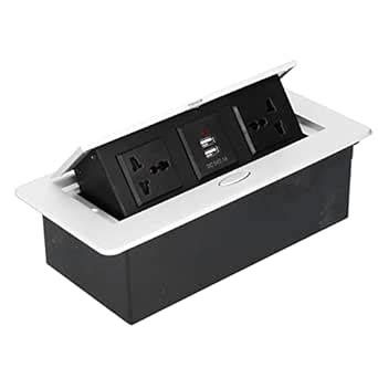 Ubersweet® Floor Outlet Box, Dual USB Up Desktop Socket Embedded for ...