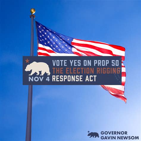 Vote Yes on Prop 50 The Election Rigging Response Act Bumper Stickers