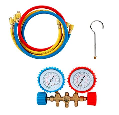 VNGEE ENTERPRISES C Manifold Gauges R-22,R-12,R-134A&R-502 WITH 3 ...
