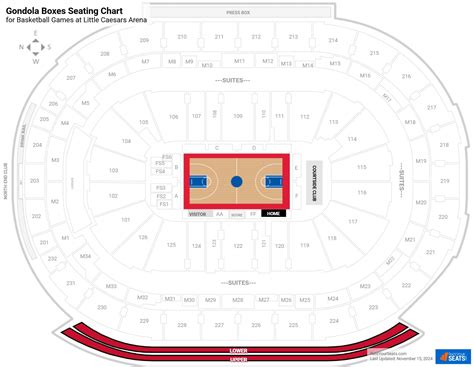 Little Caesars Arena Seating Map | Cabinets Matttroy