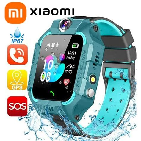 Xiaomi Новые детские умные часы SOS Телефонные часы с SIM-картой IP67 ...