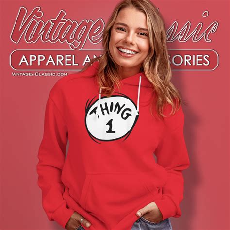 Dr Seuss Thing 1 Shirt - Vintagenclassic Tee